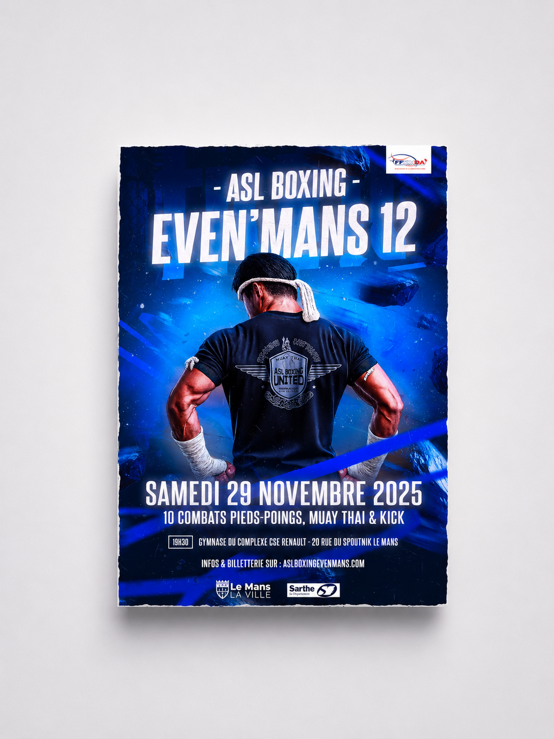 Affiche ASL Boxing Even'Mans 12